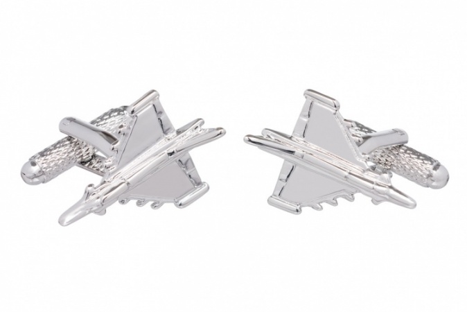 Typhoon Fighter Jet Cufflinks